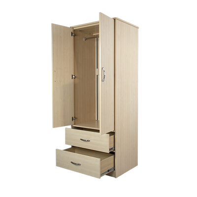 Glenshaw Two Door Two Drawer Wardrobe - Image 5