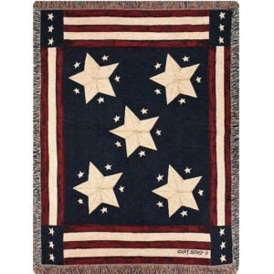 Long May it Wave Tapestry Throw