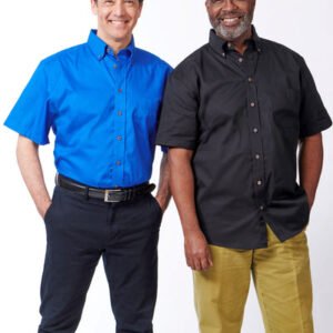 Stain Resistant Twill Shirt- Short Sleeve