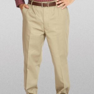 Twill Pants- Elastic Waist