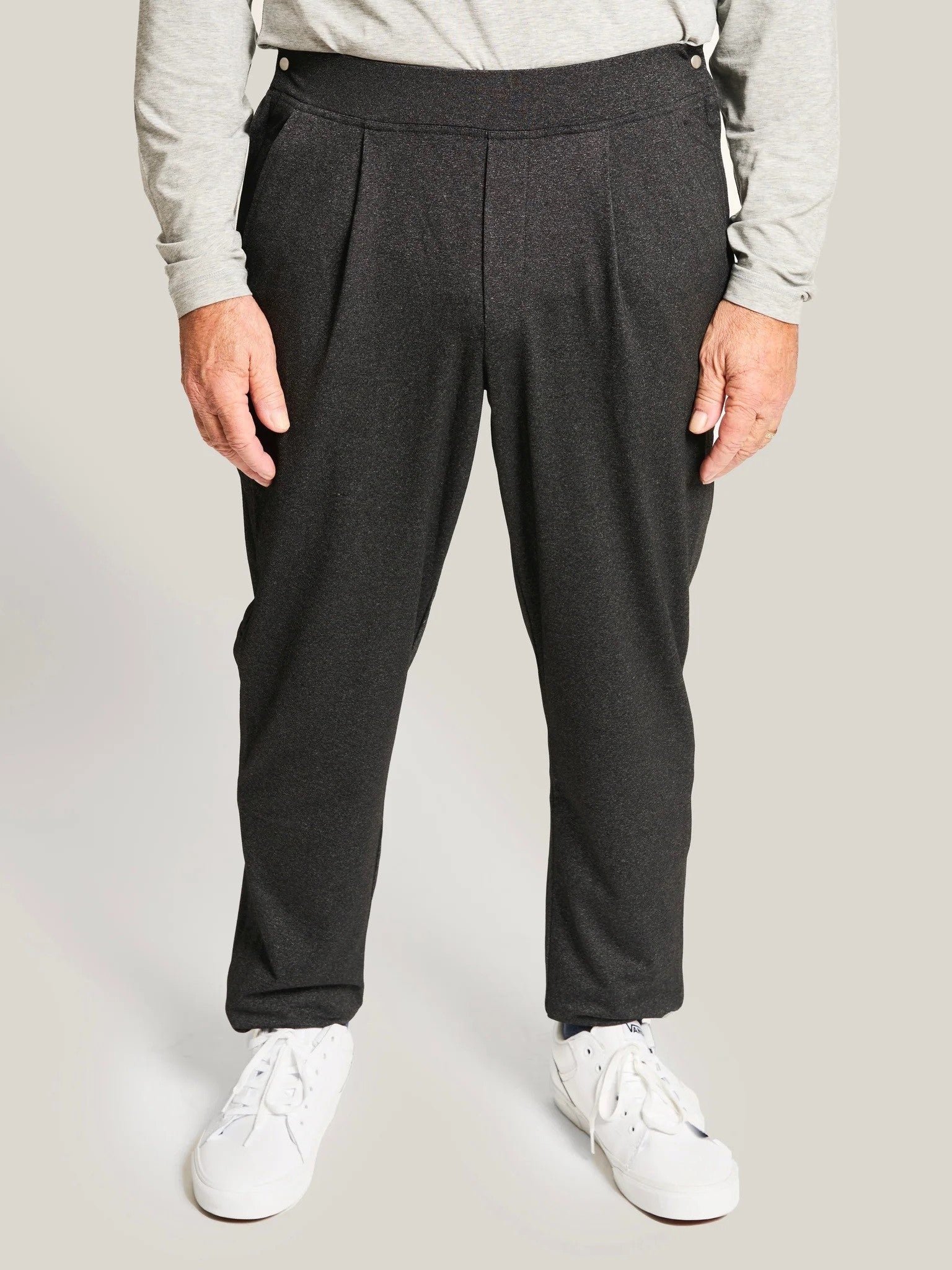 No Iron Khaki Pants by Haggar! (Hidden Elastic Waist)