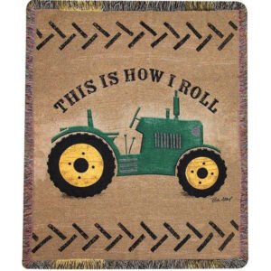 Tractor Tapestry Throw