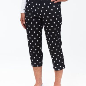 Pattern Stretchy Capri