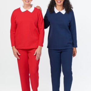 Basic Sweatsuit with Collar