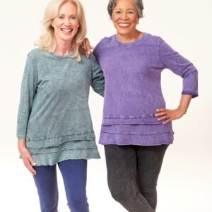 Mineral Wash Ruffle Tunic