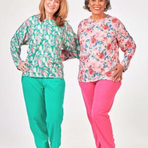 Printed Knit Outfit- Long Sleeve: Sizes to 6X!