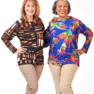 Scoop Neck Blouse- Long Sleeve