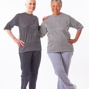 3/4 Sleeve Jacquard Set- Adaptive