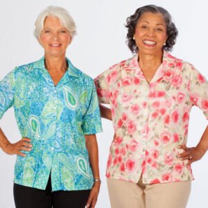 Polyester Blouse- Short Sleeve