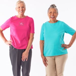 Embroidered Back-Wrap Top