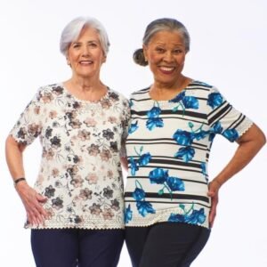 Printed Laser Cut Tops